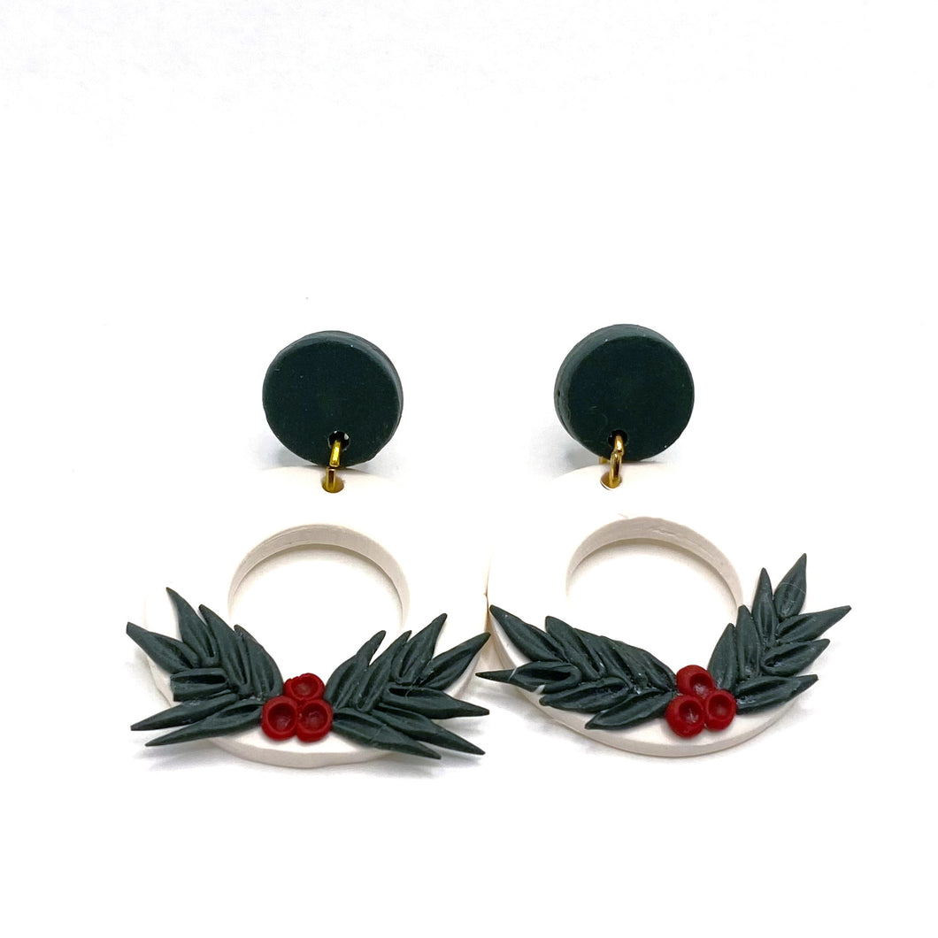 Mistletoe Earrings (two colors)