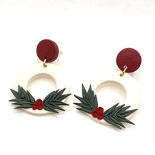 Load image into Gallery viewer, Mistletoe Earrings (two colors)
