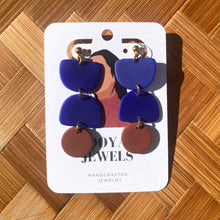 Load image into Gallery viewer, Blue Love Earrings
